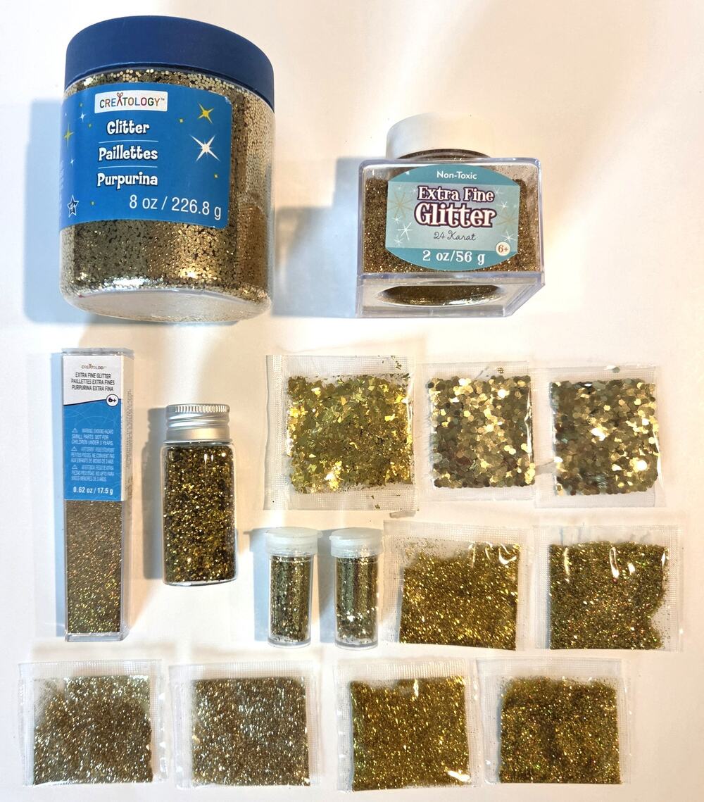 Glitter Lot Gold Craft Art DIY Resin Cheer Stamping Scrapbooking